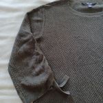 Vera Wang Simply Vera Womens Sweater Size XS Reg . Green textured 3/4 sleeves Photo 2