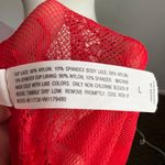 Red Lace Babydoll Top Y2K 2000s Coquette‎ Fairycore Romantic Small Photo 4