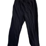 Reformation ✨ Black Kassia Tie Waist Ribbed Pants✨ Photo 0