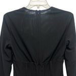 Misha Collection Paneled Corset Bodysuit Long Sleeve Bustier Boned Black Size 6 Photo 3