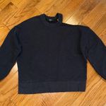 Rails  Sweatshirt Womens Small Black Quincy Open Cold Shoulder Long Sleeve Photo 0