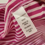 Roaman's Classic Long Sleeve Button Up Pinstriped Boyfriend Shirt Pink Size 18W Photo 7