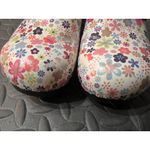 Sanita Koi Danish Clogs Leather Shoes Size 40 US 9.5 Floral Slip‎ On Mules Photo 2