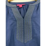 Lilly Pulitzer Sharise Long Sleeve Embroidered Top in Low Tide Navy Size XS Photo 6