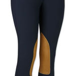 The Tailored Sportsman Vintage Tan Patch Low Rise Breech 34 Blue Photo 0
