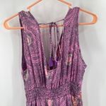 FOLLOW YOUR SOUL Dress Small/Medium Maxi Vintage Silk Lightweight Boho Beach Purple Photo 6