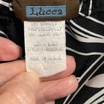 Women’s Black Floral Straight A Line Polyester Spandex Skirt Size Large EUC Photo 3