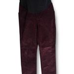 Motherhood Maternity Corduroy Pants XS Skinny Fit – 5 Pocket Style – Dark Purple Size undefined Photo 0