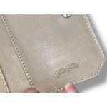 Folli Follie Leather Wallet Card Holder Heart Design Emboss Snap Limited Edition Photo 2