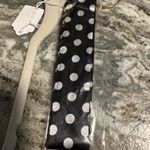 Elegant Black Polka Dot Dress Size M Photo 4