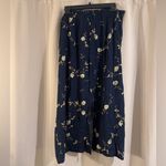 Radcliffe Floral Navy Blue Skirt Size 18 Photo 1