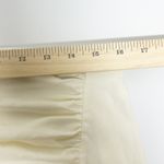 Wilfred Aritzia Womens Career Ruched Side Slit Midi Vespa Skirt Size L Cream Photo 7