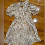 Blu Pepper NWOT Rose & Remington Dusty Rose Pink Floral Puff Sleeve Baby Doll Dress Photo 1