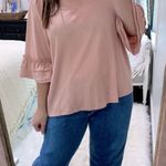 Sharagano dusty rose top size extra large Photo 0