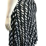 LuLaRoe Abstract Black White Azure Fit Flare Skirt XS NWOT Photo 2