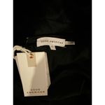 Good American NWT Crushed Velvet Midi Dress SMALL Deep V-Neck Long Sleeve Black Photo 4