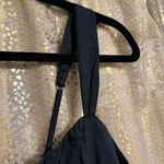 Abercrombie & Fitch  Black Ruched Front Tank Top Cotton Bodysuit L NWOT Photo 5