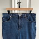 Everlane  The High Rise Flare Wide Leg Jean Size: 32 Dark Rinse Photo 3