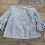 Madewell Striped Bell Sleeve Shirt Photo 5