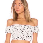 by the way. Revolve white stars Crop Top Size Small Photo 0