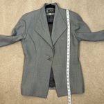Brighton Vintage One Button Houndstooth Lined Black White Blazer Women Medium 40 Photo 5