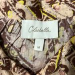 Cleobella  Raffia Floral Long Sleeve Top Size Medium Photo 6