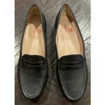 Marc Joseph New York Womens Size 8 1/2 Lexington‎ Loafer Flats Black Leather Photo 2