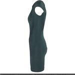 Alexander Wang  Green Viscose Cap Sleeve Bodycon Fitted Dress Size Large Photo 2