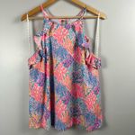 Lilly Pulitzer  Billie Tank Top Multi-Color Splashdance Size XL Photo 2