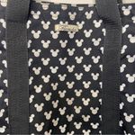 Disney  Mickey Mouse Canvas Black and White Shoulder Bag Tote Photo 5