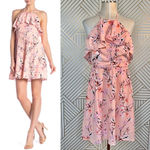 Cupcakes and Cashmere‎ Corralyn Floral Halter Dress Pink Size 4 Photo 1