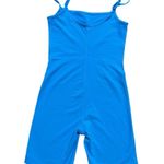 Automet one piece spandex yoga one piece XS Blue Photo 2