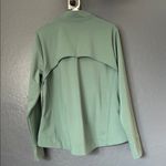 Lands' End  Sage Green Zip-Up Jacket Photo 2