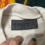 Abercrombie & Fitch soft a&f essentials Ivory Crewneck Sz S Martha’s Vineyard Photo 2