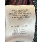 Maeve Women's Size 6 Crop Blouse 3/4 Wide Sleeves Burgundy Grey Floral EUC Photo 5