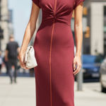 Free People NWT Sunni Tie Back Maxi Dress IN WILD GINGER Photo 0