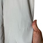 Athleta  Tribeca Light Blue High Waisted Front Pockets Wide Leg Crop Pants 8 Tall Photo 5