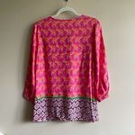 Crown & Ivy elephant novelty pink blouse Photo 1