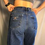 U.S. Polo Assn. VINTAGE DAKR WASH EMBROIDERED HIGH WAISTED JEANS Photo 0