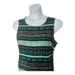 JM Collection Black Blue Summer Sleeveless Stretch Maxi Shift Dress Size 3X Photo 2