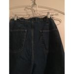 Cherokee  Women's Blue Capri Denim Jeans Zip Button Pockets Size 14 Photo 5