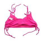 No Boundaries  Bikini Top String Ties V Neck Removable Cups Pink XL Photo 1