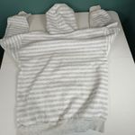 Vtg Washington D.C. Plaid Skyline Hoodie Stripe Lined Hood Made in USA Womens XL Gray Photo 12