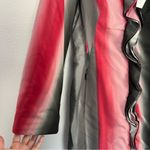 NEW Escada Sport Pink Grey Ruffles Puffer Trench Coat Jacket 38 8 Size undefined Photo 3