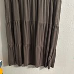 cupio  Gray Tiered Ruffled Sundress Photo 2