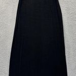 Vintage Mirasol Maxi Skirt Black Slinky Witchy Dark Boho Stretchy Women's XL Photo 0