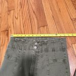 We The Free People Jayde Flare High Rise Green Jeans Size 30 Photo 7