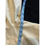 Croft & Barrow  Long Tab‎ Sleeve Snap Up Yellow Jacket Size L Pockets Ties Linen Photo 6