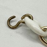 Vintage White Plastic Gold Tone Chain Link Belt Extra Small/Small (XS/S) ✨ Photo 10