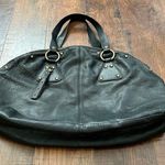 7 For All Mankind black leather shoulder bag Photo 4